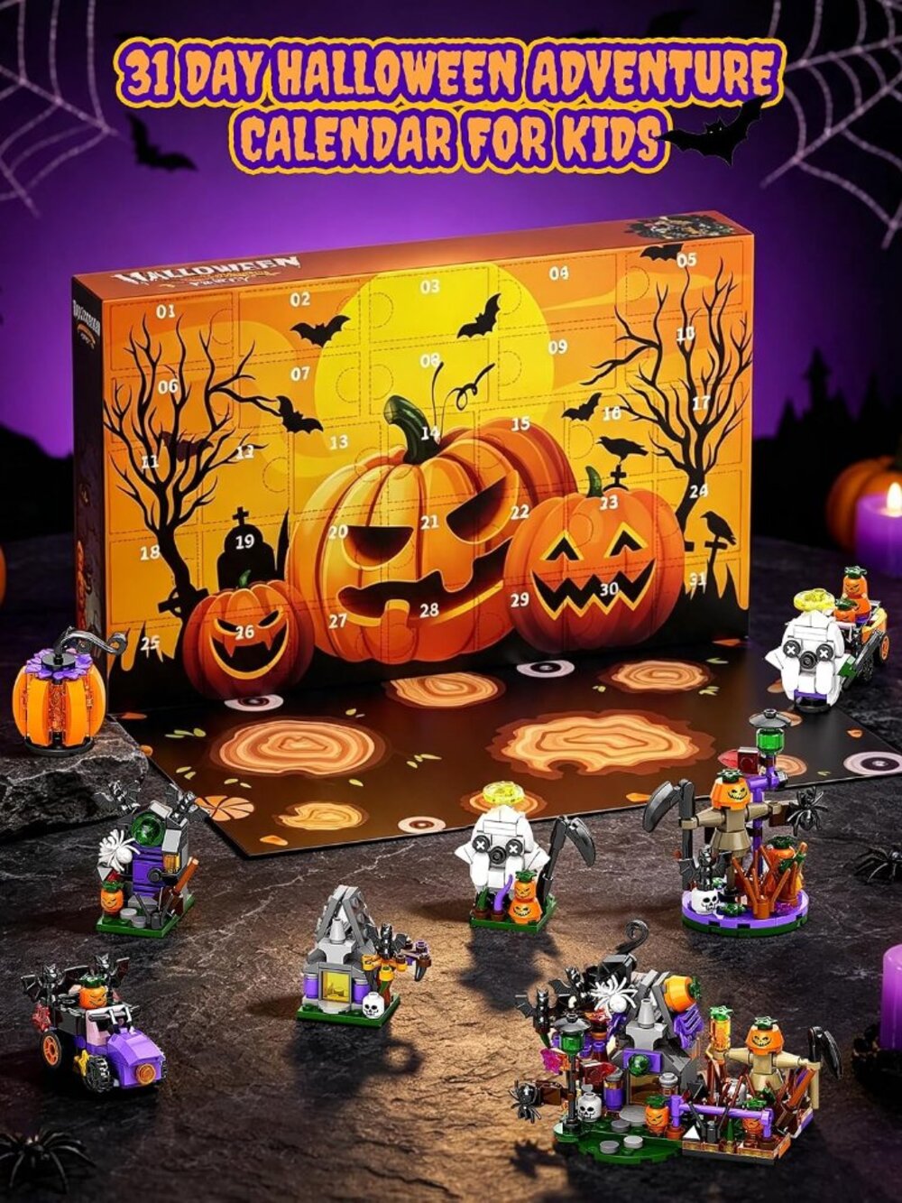 Halloween Party Advent Calendar - New with Cosmetic Flaws